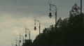 Beautiful public lamp Footage
