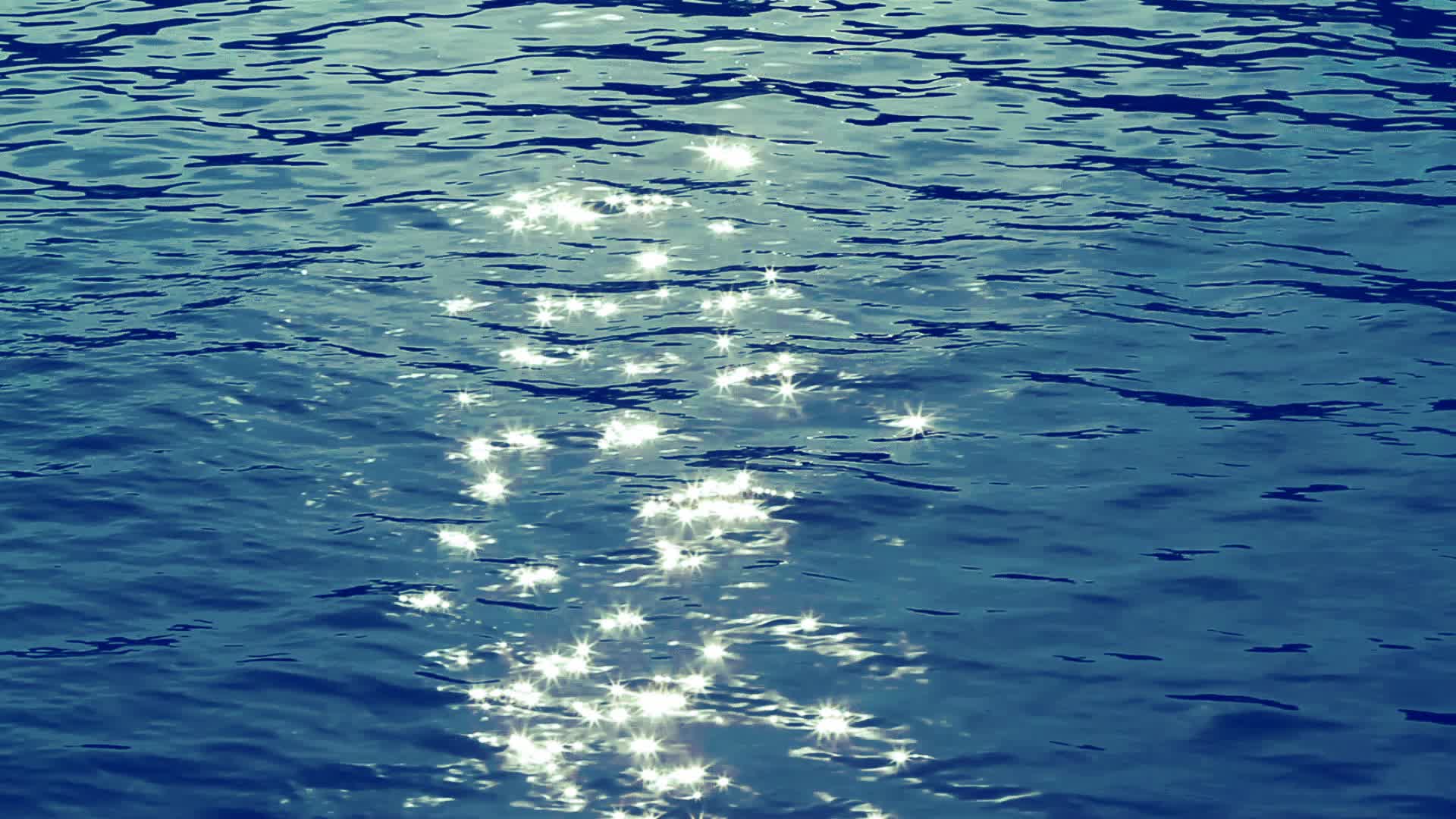 Sun sparkle in water ripples Stock Video 11522405 Pond5