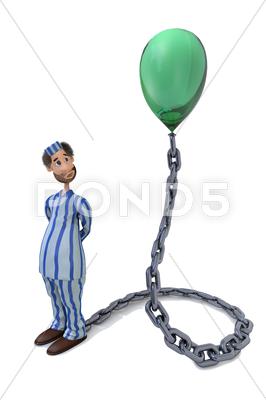 Stock Illustration of prisoner