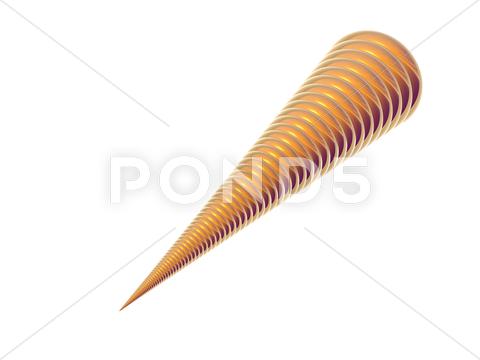 Stock Illustration of golden shell