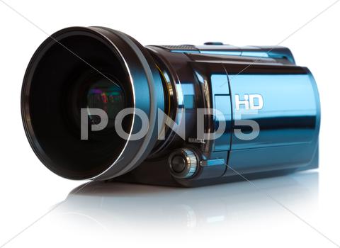 Stock photo of High definition camcorder