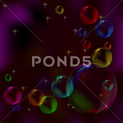 Stock Illustration of background, bubbles