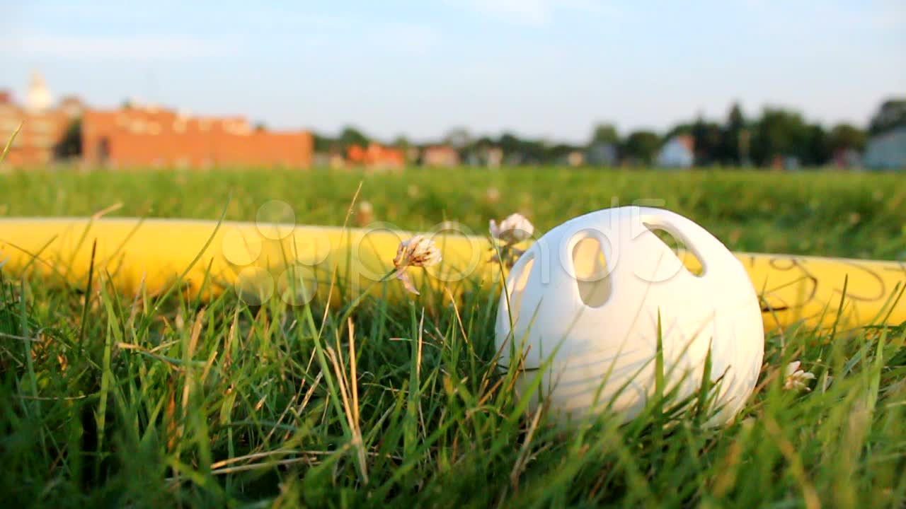 Wiffle Ball And Bat In Grass ~ Stock Video #12680645 | Pond5