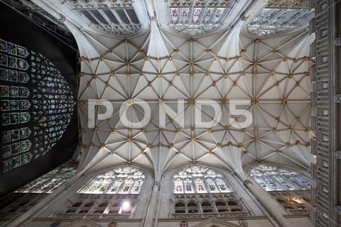 Stock photo of york minster cathedral interior