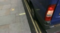 Illegal Parking. London UK. Footage
