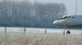 UFA, RUSSIA - December 15: Aircraft at the airport in Ufa Footage