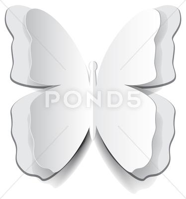 Stock Illustration of paper origami butterfly
