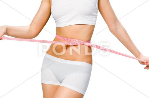Stock photo of slim waist