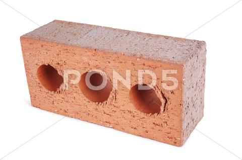Stock photo of red brick