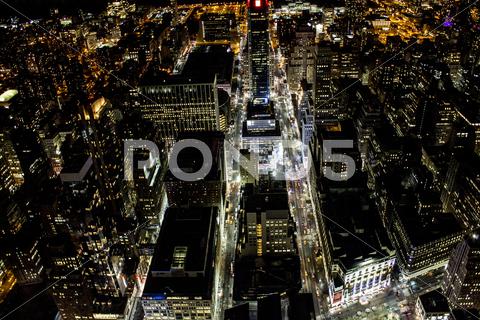 Stock photo of New York City Nighttime