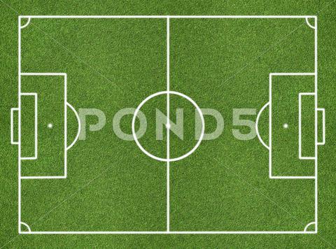 Stock photo of soccer field