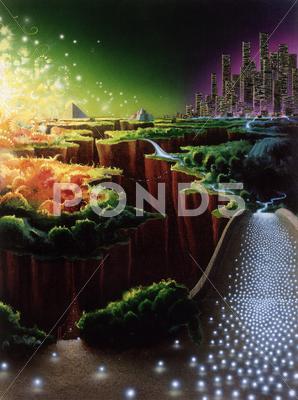 Stock Illustration of evolution of civilization
