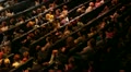 People at the theatre performance. Video