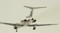 TU-154, landing in the airport Ufa on April, 2013 Footage