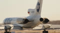 Takeoff Tu-154 airline Utair, tail number RA-85681, Footage