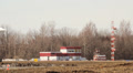 The runway of the international airport Ufa Footage