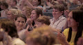 Audience applauded at theatrical performance. Video
