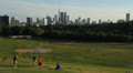 Toronto skyline from Riverdale park. 1080p. Footage