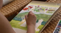 Painting pictures, making drawings Video