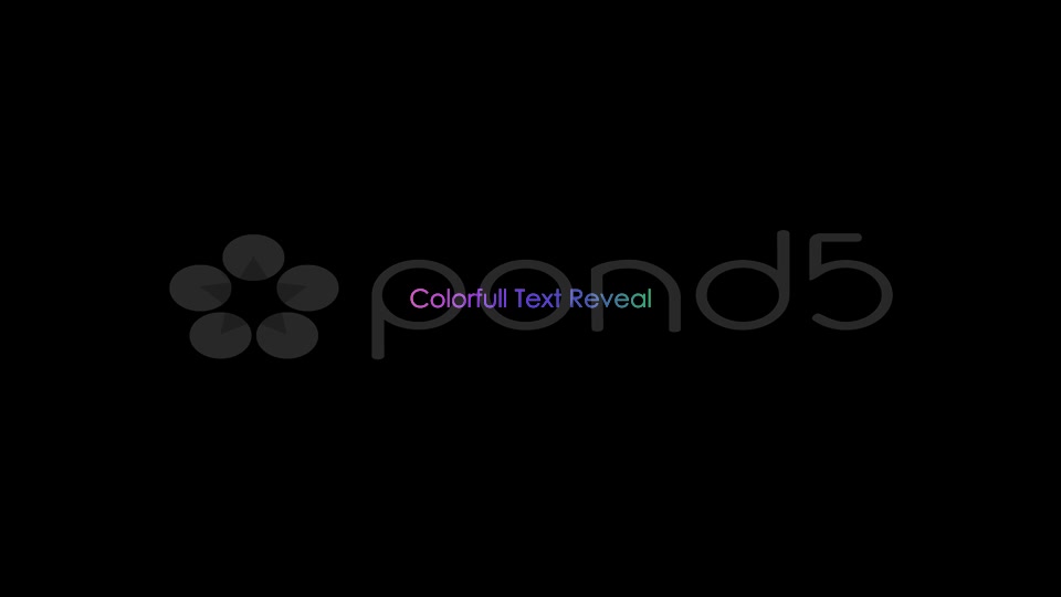 After Effects Project - Pond5 Colorfull Text Reveal 33088865