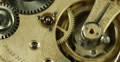 Ultra HD 4K UHD Old Watch Inside Gears Macro Mechanism Office Appointment Clock Video