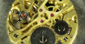 Ultra HD 4K UHD Time Watch Interior Clock Gears Mechanism Balance System Working Video