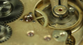 Complex Movement Old Mechanism Watch Golden Gears Hour Progress Inside Machinery Video