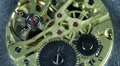 Mechanism Old Pocket Alarm Clock Closeup Selective Focus Lifetime Concept Watch Video
