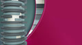 Rotating grey circles with purple background, loop Footage