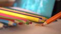 Drawing with colored pencils Video