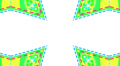 Green motion mosaic, loop HD Footage