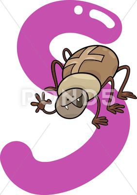 Stock Illustration of S for spider