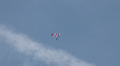 Parachutist with big flag Video