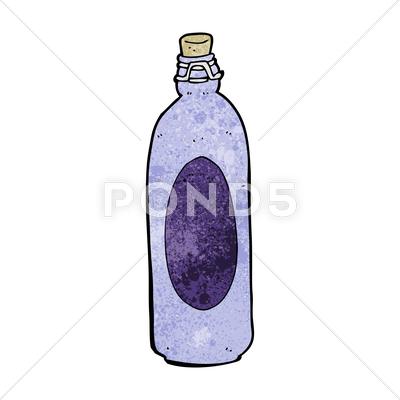 Stock Illustration of cartoon traditional bottle