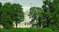 Catherine Palace. Pushkin. Catherine Park. Tsarskoye Selo. 4K. Video