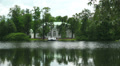 Hall on the island. Pushkin. Catherine Park. Tsarskoye Selo. 4K. Video
