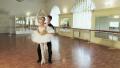 Couple ballet dancing, young man carrying ballerina on shoulder Video