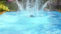 Man Falling and Splashing into Pool Water. Slow Motion. Video