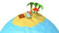 Island appears in the ocean and beach attributes. Footage