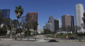 Establishing Shot Los Angeles Downtown LA Skyline Cityscape Skyscraper Buildings Video