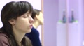 Young woman relaxing meditation Video