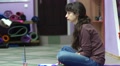 Woman meditates befor painting gouache and watercolor in class Video