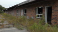 Wrecked bankrupt abandoned motel Footage